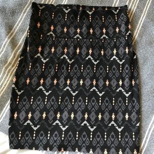 Mini patterned skirt